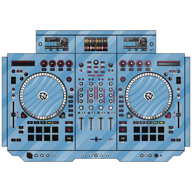 dj-skins Numark NS 7 III Skin STRIPER